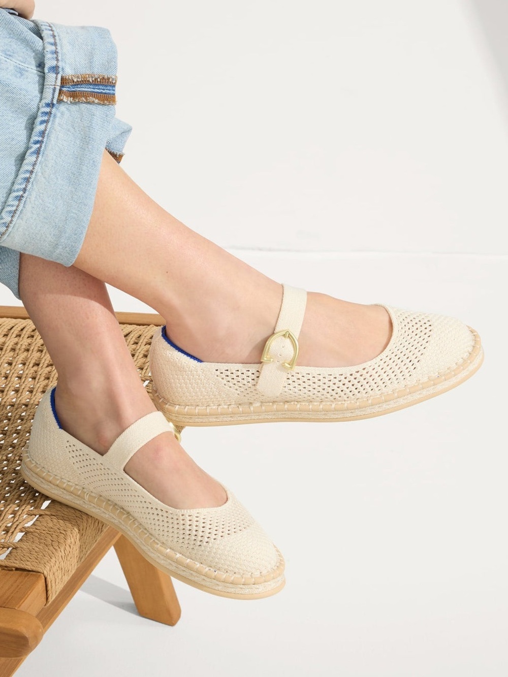 Rothy’s The Espadrille Mary Jane NEW 8